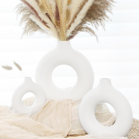 3Pcs Creative Geometric Vase Living Room Decor Home Decoration - Picture 4 of 6
